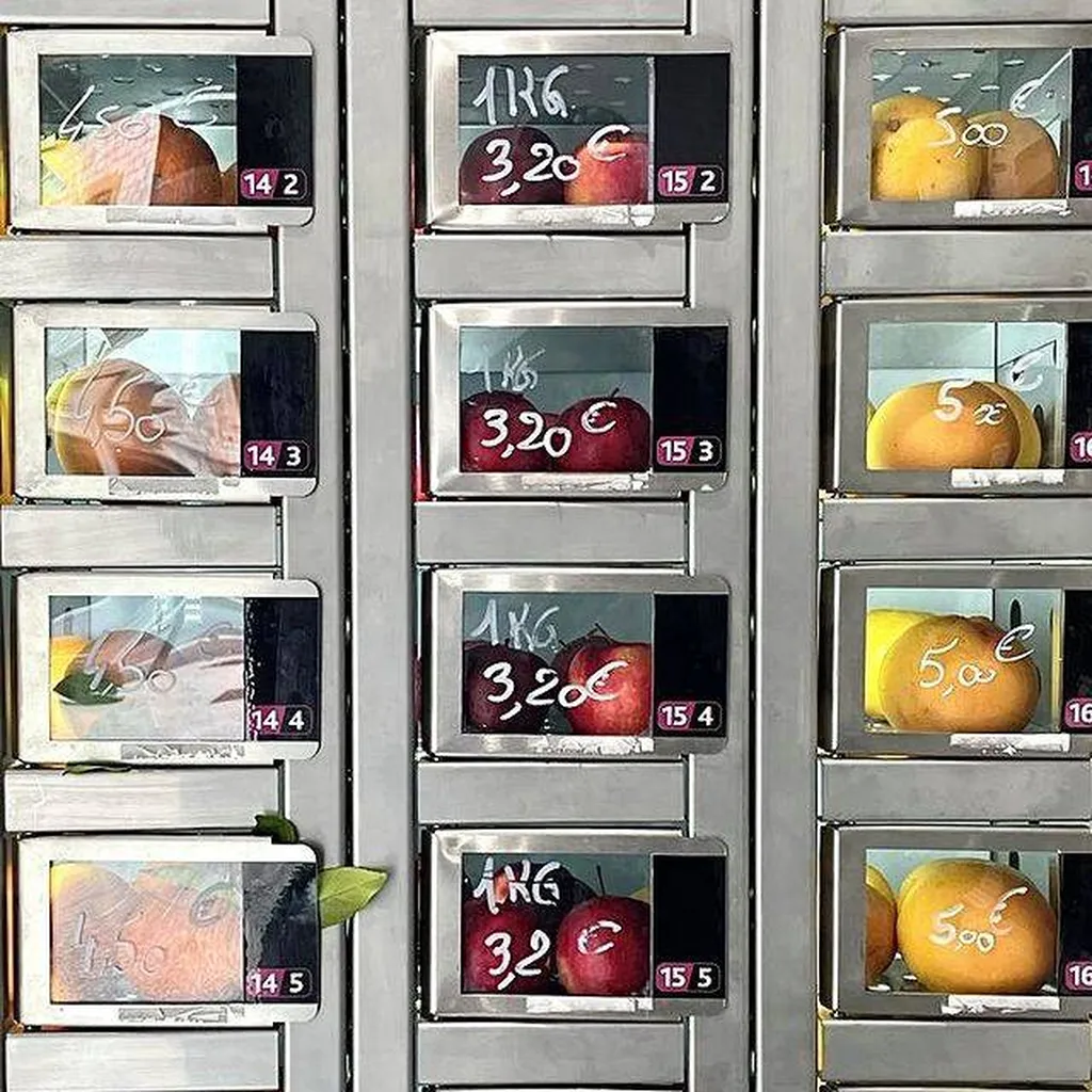 Casiers réfrigérés dans notre distributeur automatiques situé à Marseille (13002)