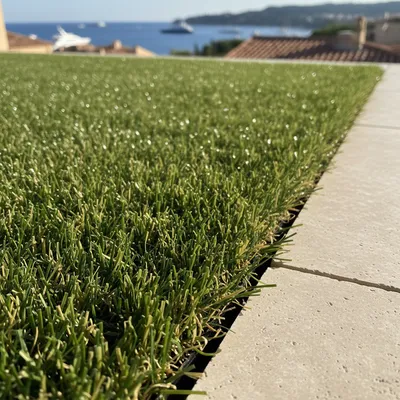 Pose de gazon haut de gamme pour les terrasses panoramiques et rooftop d'hotels à Cannes et vers Saint-Tropez