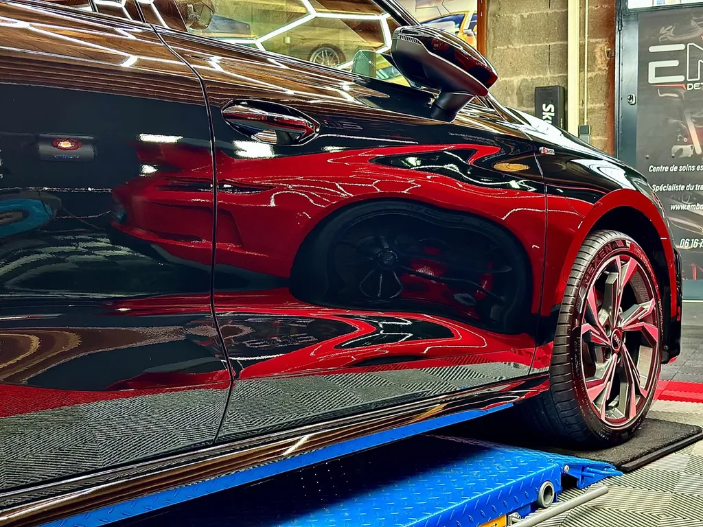 centre de DETAILING Lyon traitement céramique carosserie et jantes Audi A3