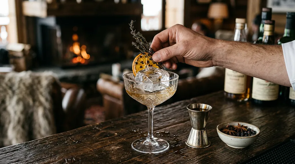 Bar à cocktails pour hôtel et chalet à Megève et Val d'Isère