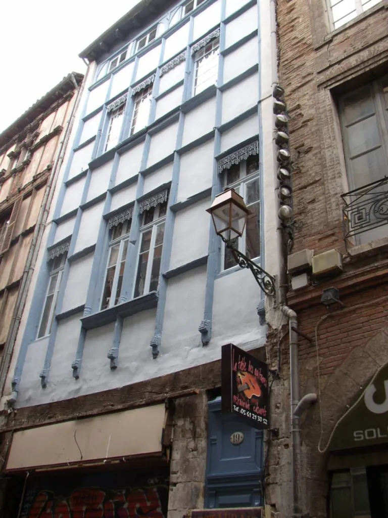 hôtel de Brucelles à TOULOUSE en Enduit à la chaux et en Badigeon de TERRE DU MONDE