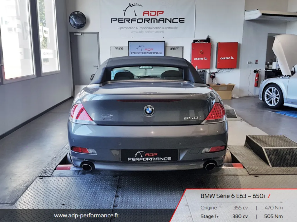 Reprogrammation moteur Nîmes - BMW E63 650i ADP Performance