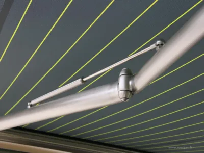 Store prestige - Détail de la structure tout inox