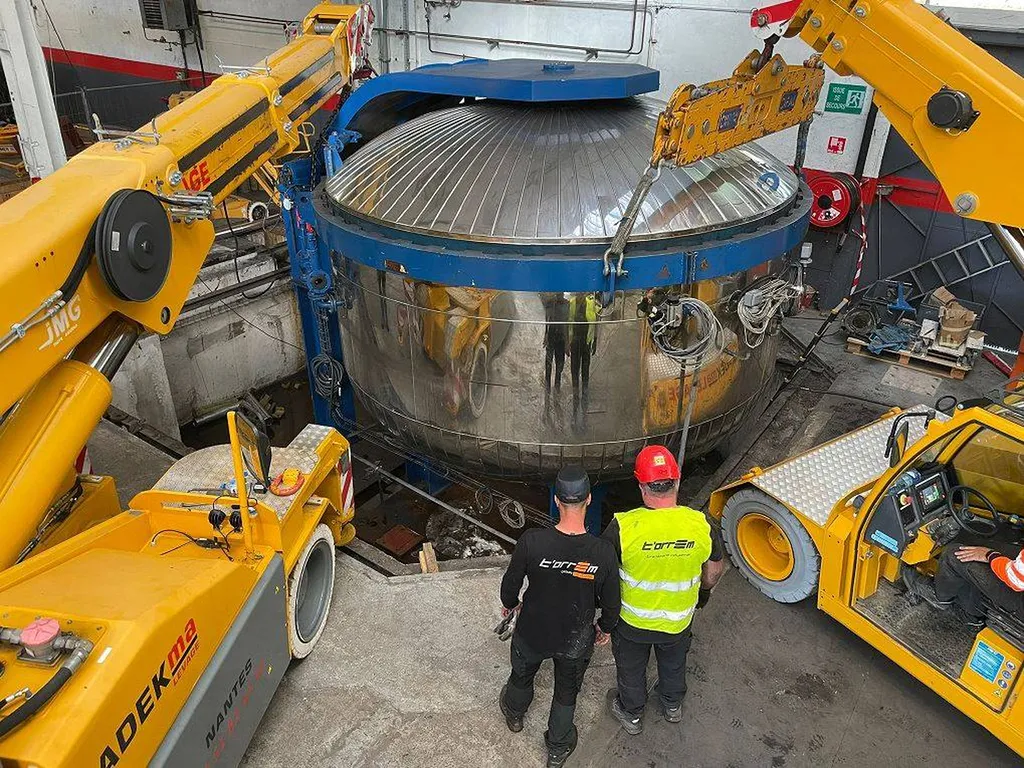 Transfert d'un autoclave