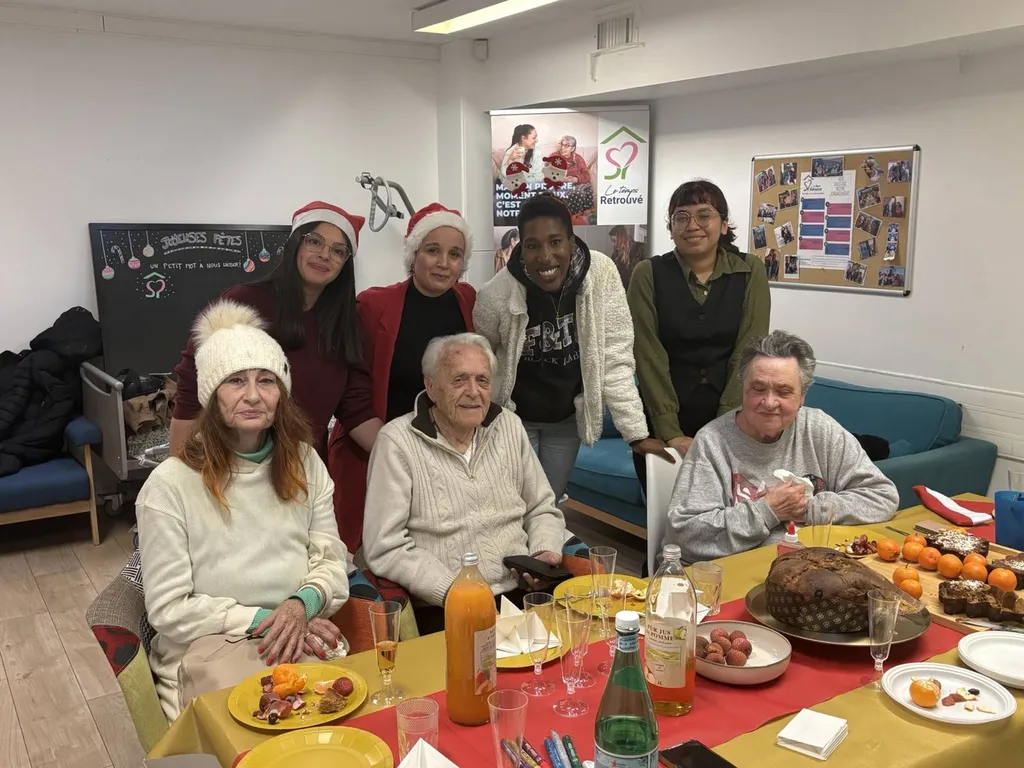 Un goûter de Noël convivial pour nos bénéficiaires organisé par Le Temps Retrouvé