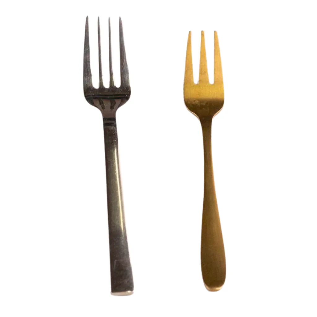 Fourchette cocktail – argenté ou or