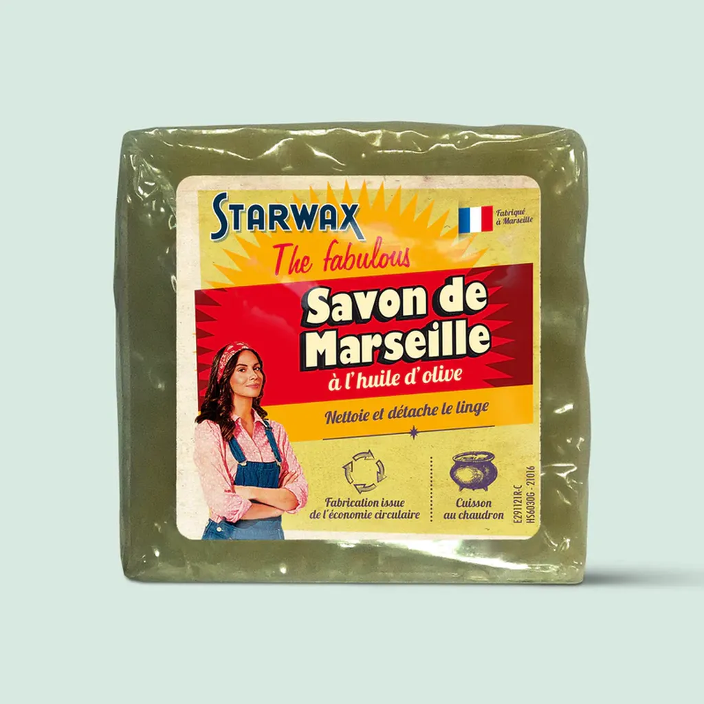 Savon de Marseille Starwax – Savon Traditionnel Naturel pour le Linge, la Peau et l'Entretien de la Maison