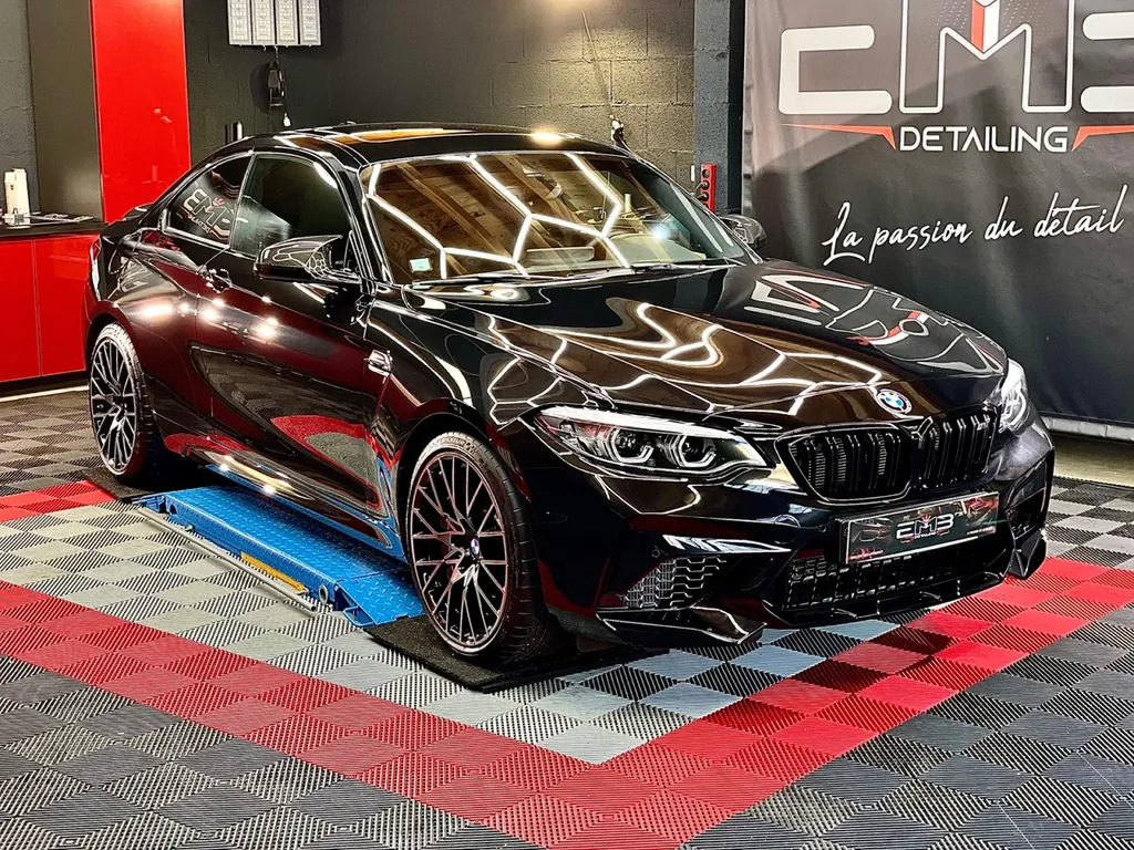 Protection carrosserie Lyon Bmw M2 compétition traitement céramique protection carrosserie PPF 