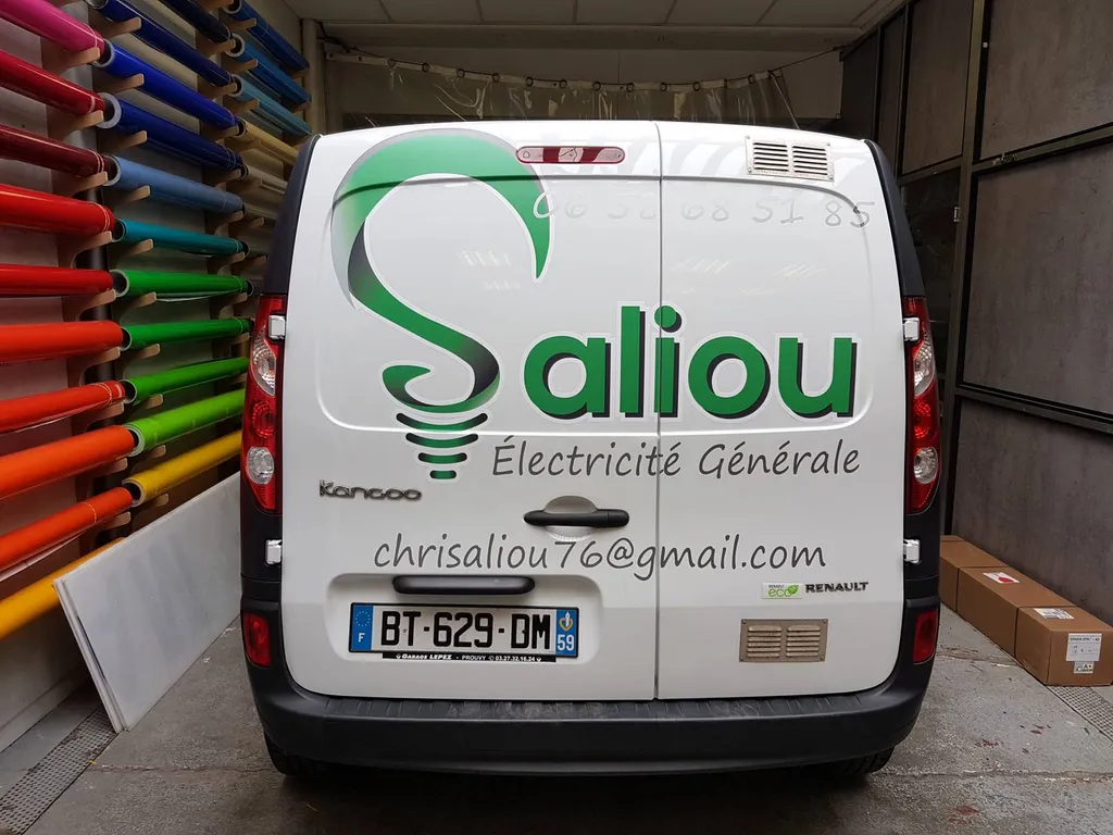 Faire un covering sur un véhicule professionnel Le Havre