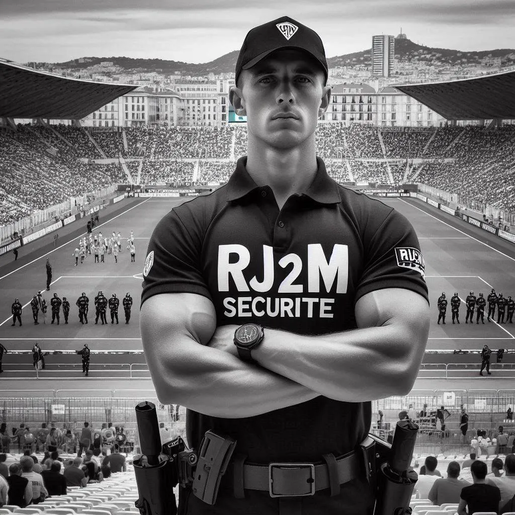 Groupe d'agents de sécurité surveillant un séminaire à Marseille