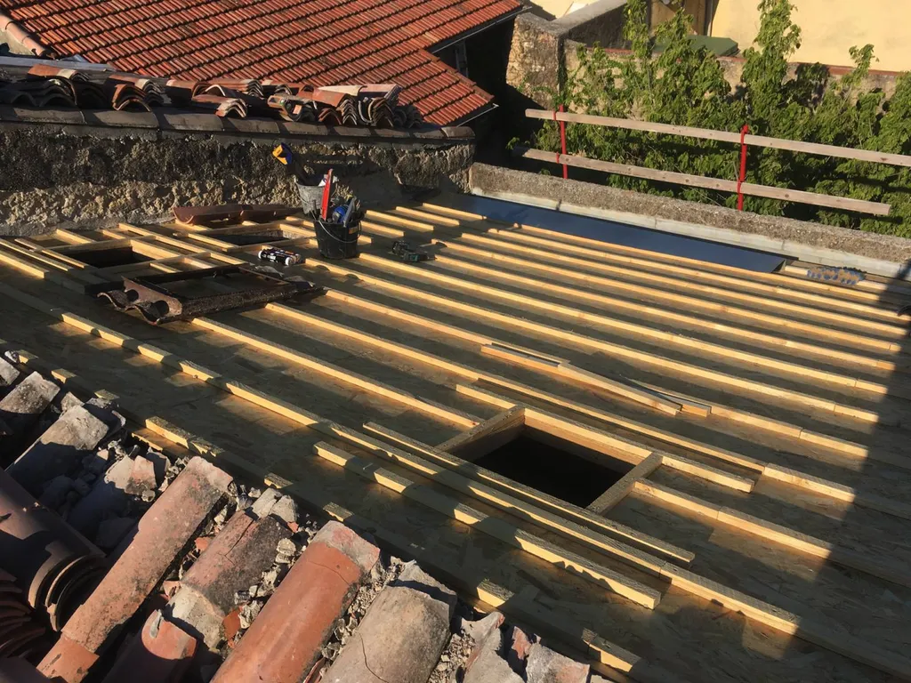 Réfection d'une toiture d'une maison de ville à Salon de Provence