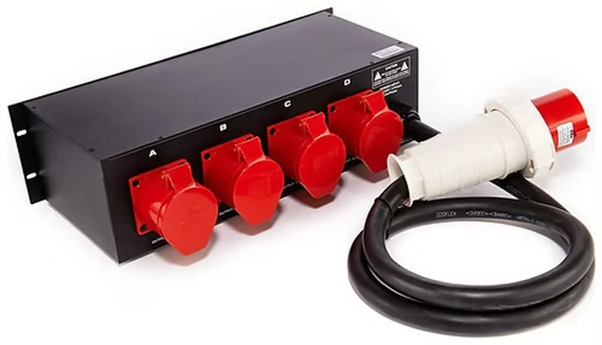 BLOC ALIMENTATION 63A TRI VERS 4X 32A TRI