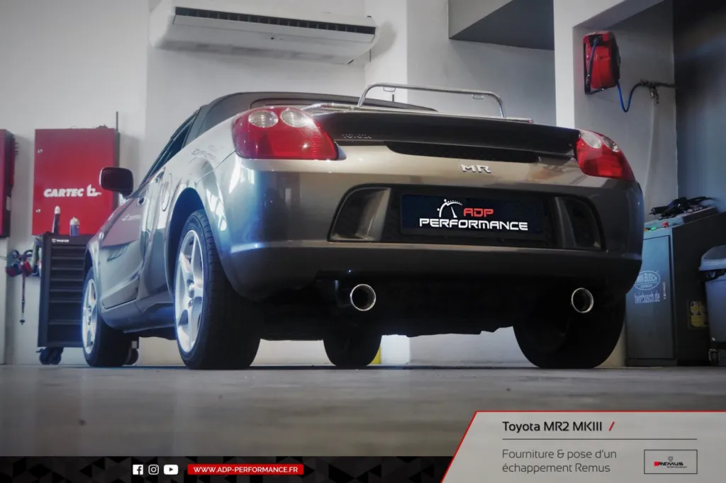 Ligne d'échappement Remus Toyota MR2 MK3 Salon de Provence - ADP Performance