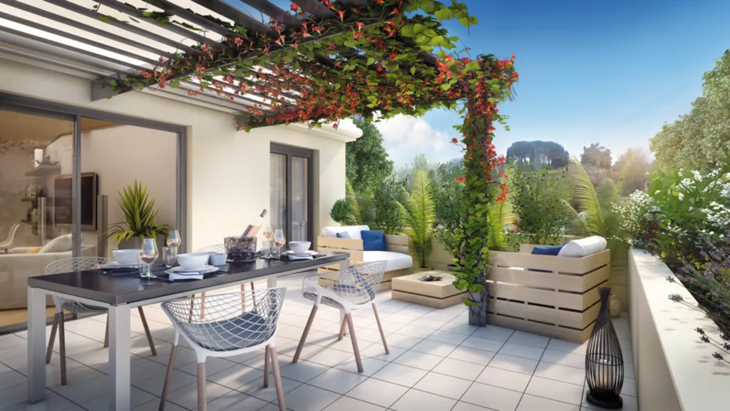 appartement neuf avec  une large terrasse 