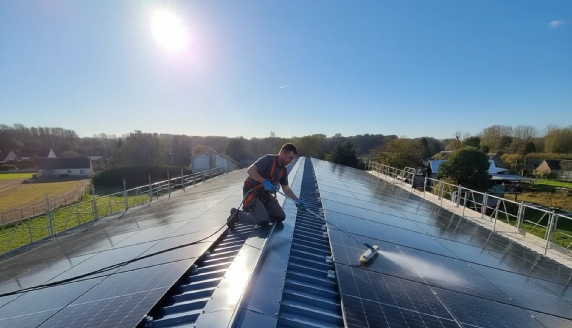 ENTRETIEN ET NETTOYAGE ANNUEL DE VOS PANNEAUX PHOTOVOLTAÏQUES SUR BORDEAUX EN GIRONDE