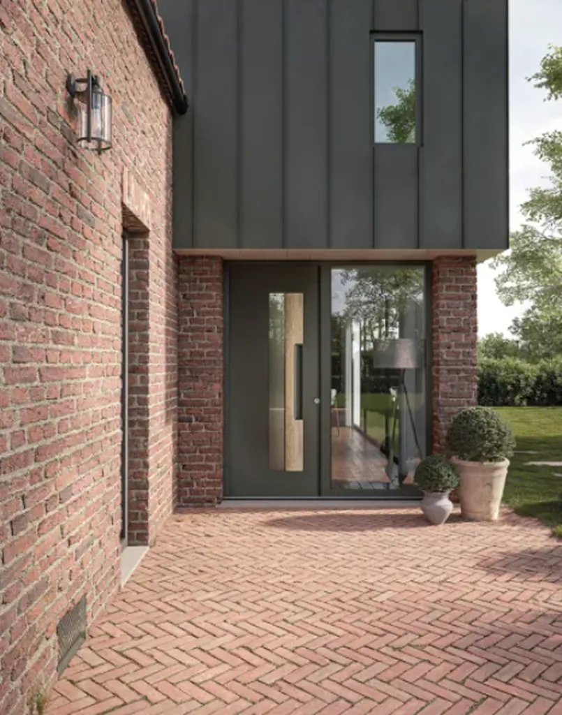 Pose de porte d'entrée en acier Bel'M à Toulouse gamme 68+ pour une isolation thermique optimale en rénovation