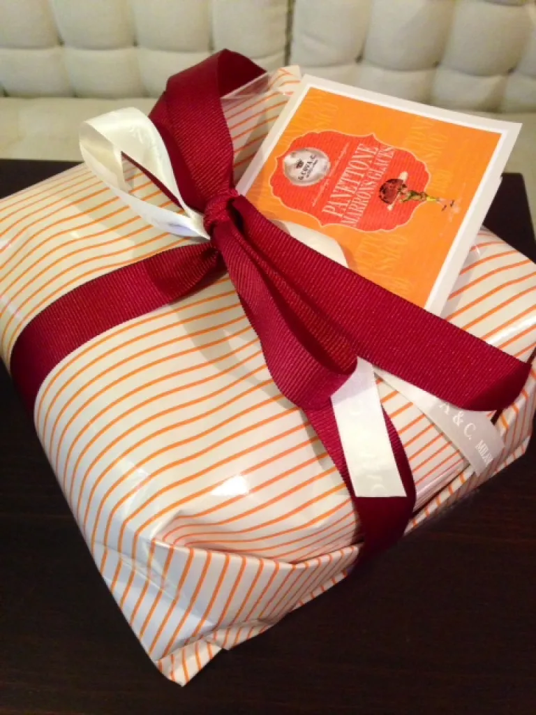 Panettone aux marrons glacés Cova Milano