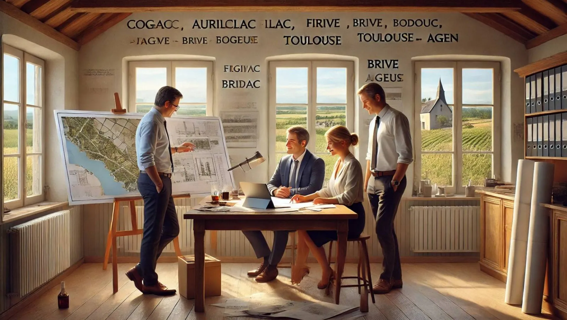 Plans de projet, études de faisabilité, plans de phasage et estimations