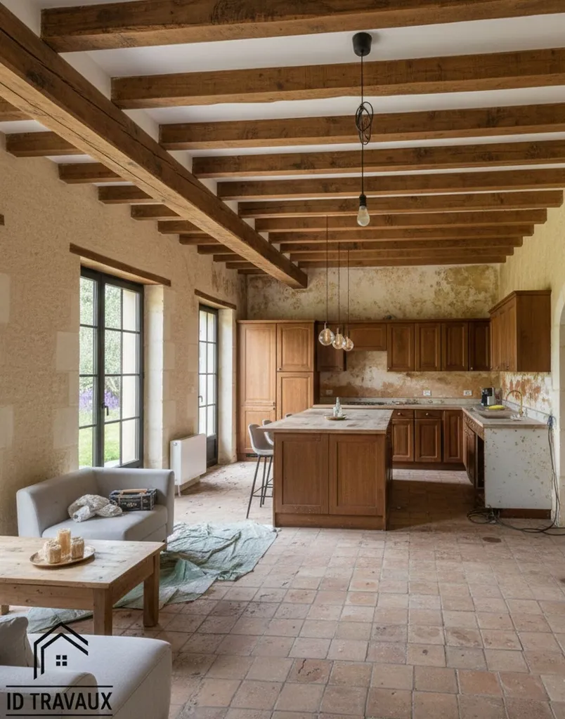 Moderniser une maison provençale avec cuisine rénovée à Aix-en-Provence