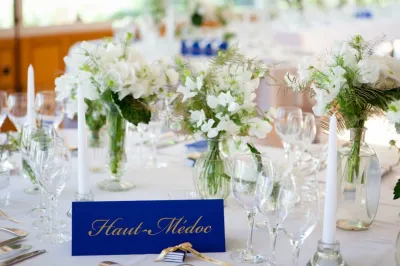 centres de table de mariage aquitaine