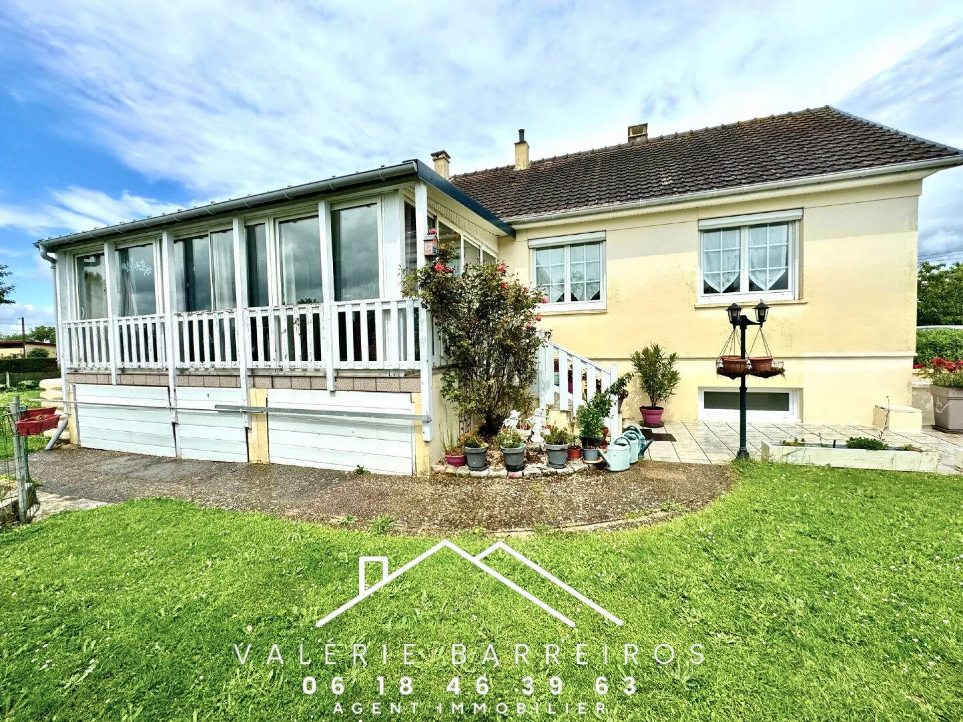 A vendre pavillon de plain-pied de 88 m² sur un terrain de 1170 m² sur la commune de LE THUIT SIGNOL 27370