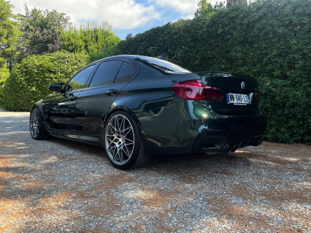 Detailing BMW M3 Competition- Traitement Céramique et Film solaire XPEL - VALBONNE Sophia Antipolis