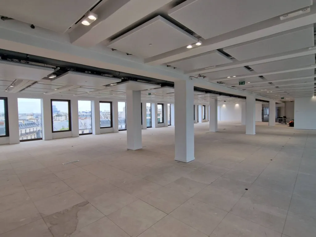 Etude d'exécution BIM CVCD  pour la construction d’un projet immobilier à Paris, le bâtiment Tertiaire L1VE