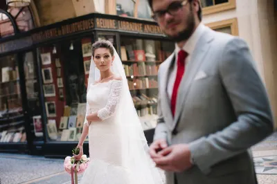 romantic wedding in paris