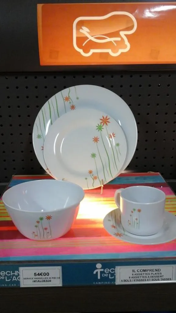 vaisselle mélamine camping car caravane a salon de provence 13300
