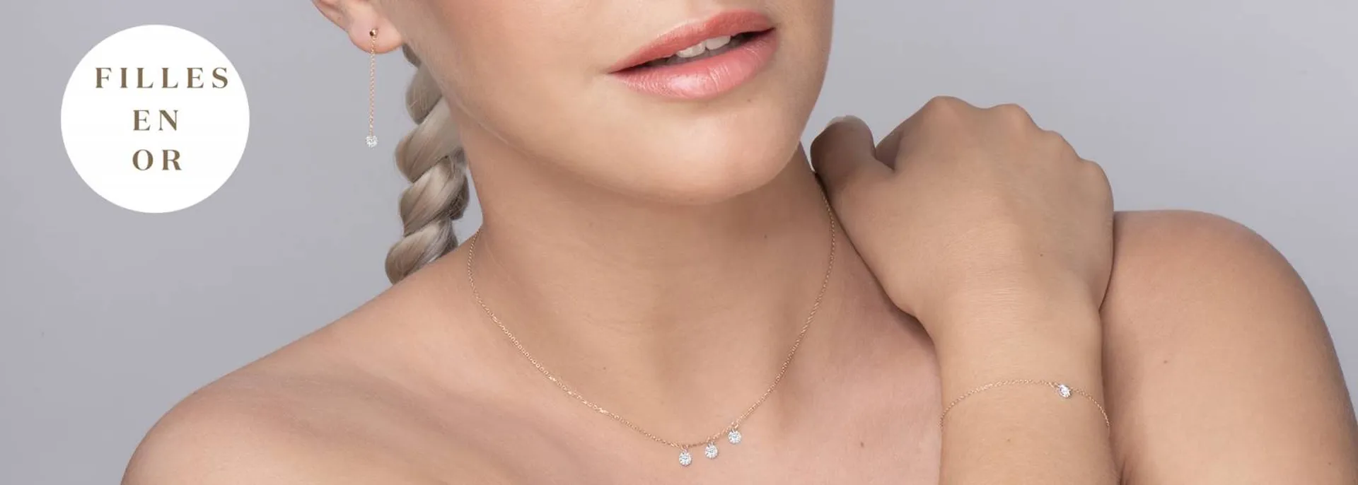 Ligne bijoux or 750/1000ème et diamants FILLES en OR Bijouterie Or Ligne Parentis Bassin d'Arcachon