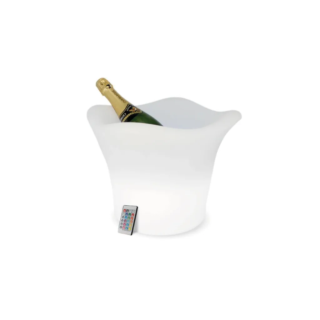 Seau à glace lumineux pour réception VIP