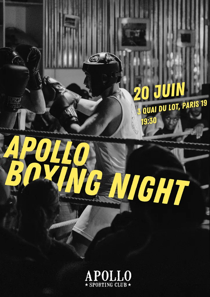 Apollo Boxing Night — 20 juin 2025 : montez sur le ring ou vivez le show !