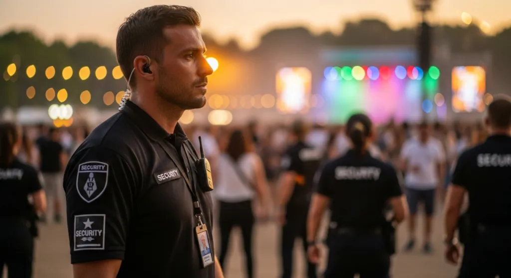 Agents de sécurité événementielle pour concert et festival en plein air à Aix-en-Provence