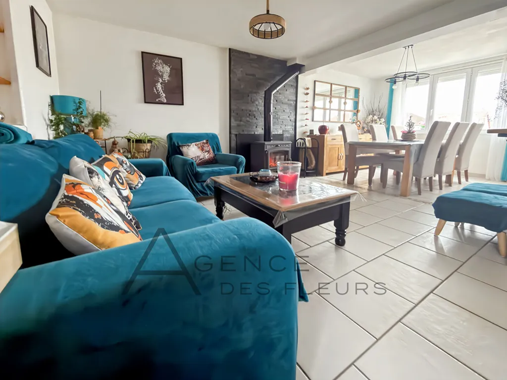 A acheter maison de 82m² édifiée sur un terrain de 573 m² sur la commune de SAINT PIERRE LES ELBEUF 76320