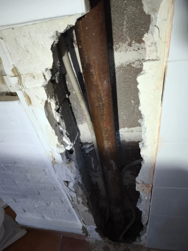 Recherche de fuite sur colonne dans une copropriété 