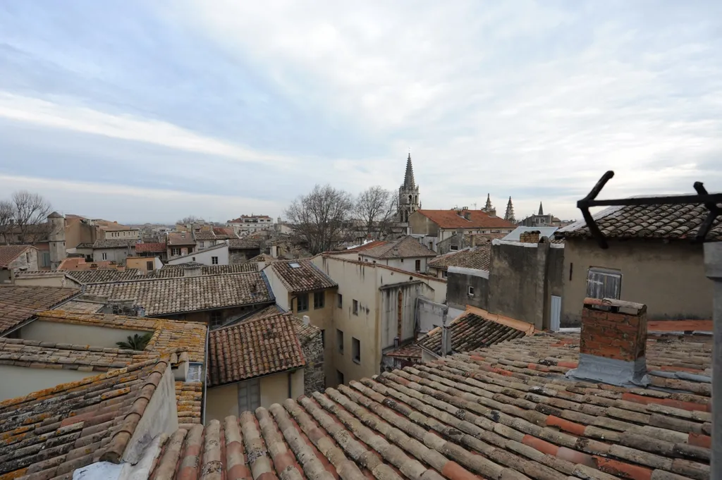 Avignon Intra-Muros, Hôtel particulier du XIVème siècle à vendre   
