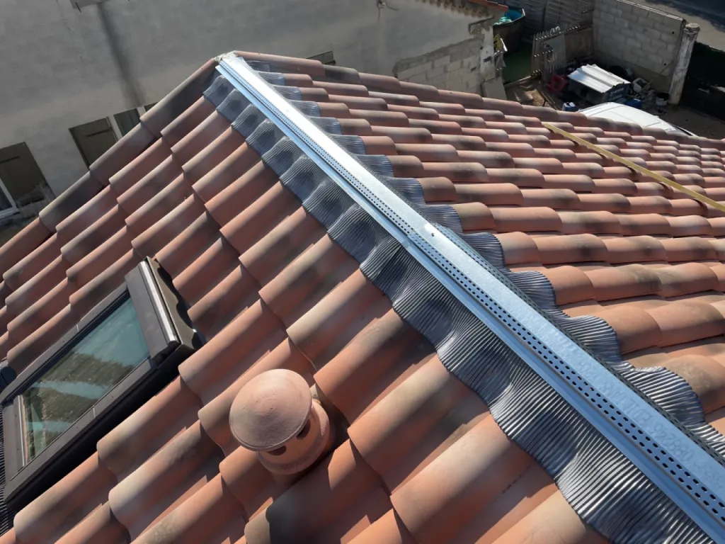 Réfection de toiture avec isolation d’une maison sur Châteauneuf-les-Martigues.