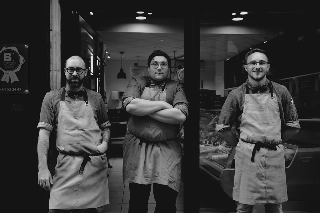 Où sont situées les boutiques de la Boucherie des Copains et comment y accéder facilement depuis Toulouse et Blagnac