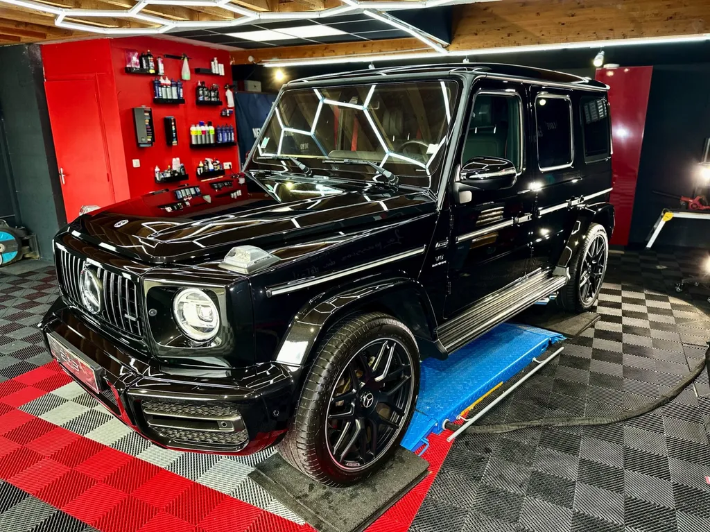Protection carosserie traitement céramique lyon Mercedes G63 AMG
