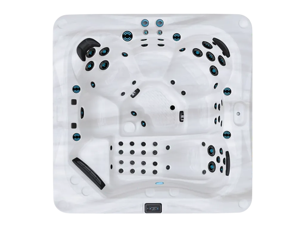 Fusion Spa F-655, 6 places, un spa spacieux pour des moments de détente partagés en famille ou entre amis. - MCR Piscines et Spas - Gard