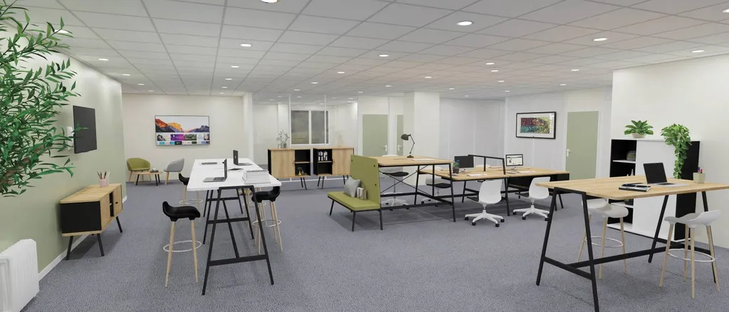 Tables ALTO coworking modulable et design pour espace partagé à Nîmes