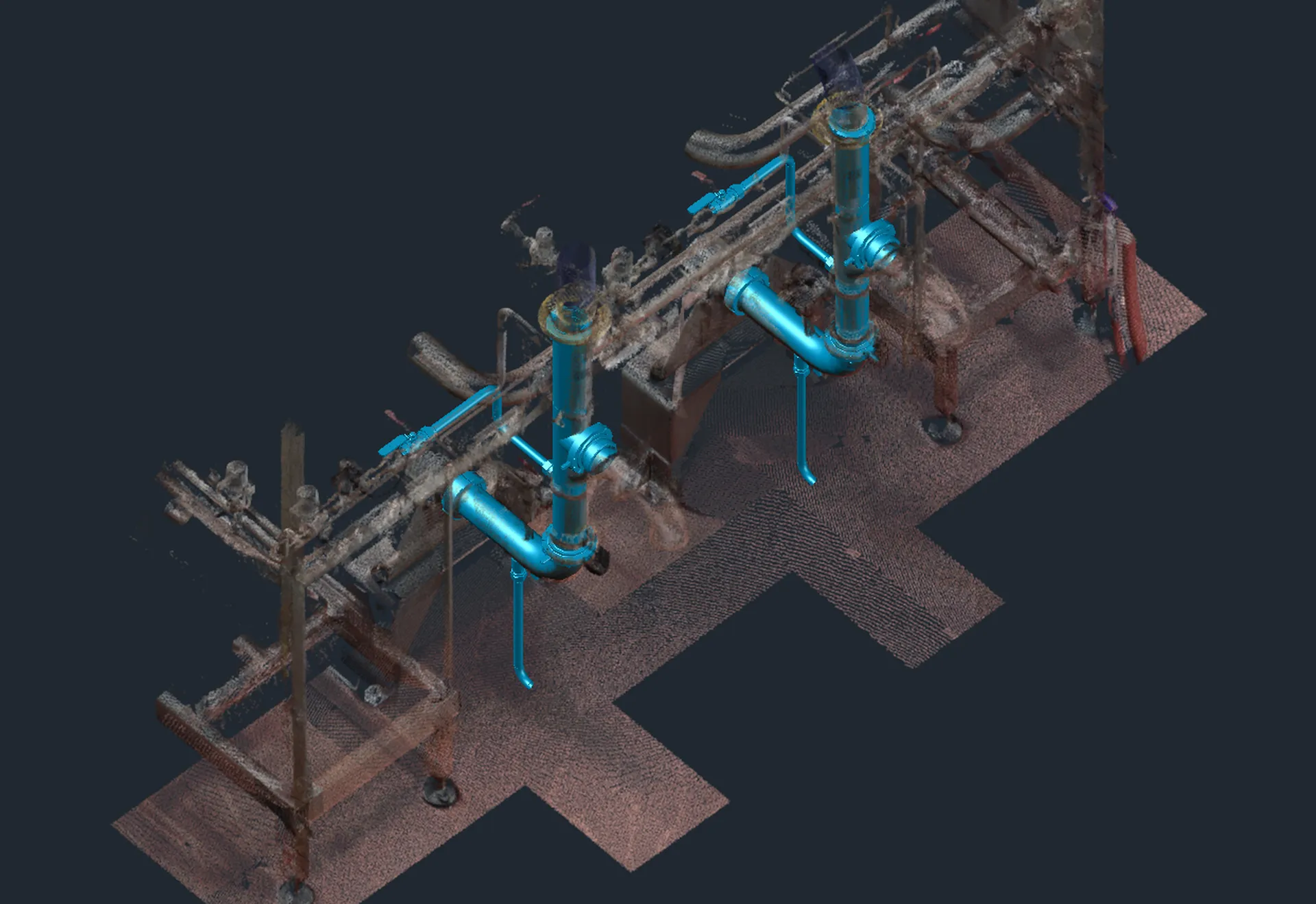 Vue 3D du chantier fini avant même l'intervention sur site