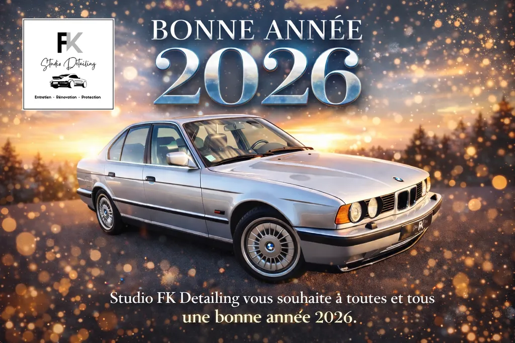 Bonne année 2026 chez Studio FK Detailing en Moselle !