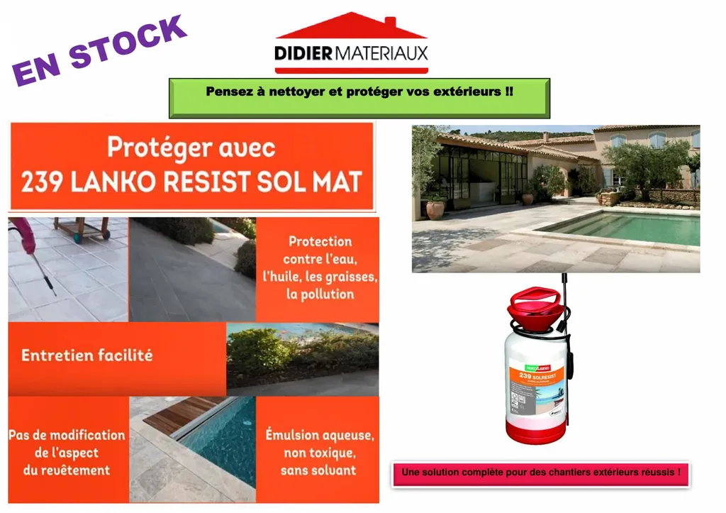 Comment nettoyer et protéger ma terrasse et mes murs vers St Donat sur l'herbasse ?