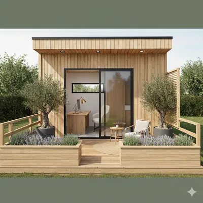 bureau de jardin 17m² 