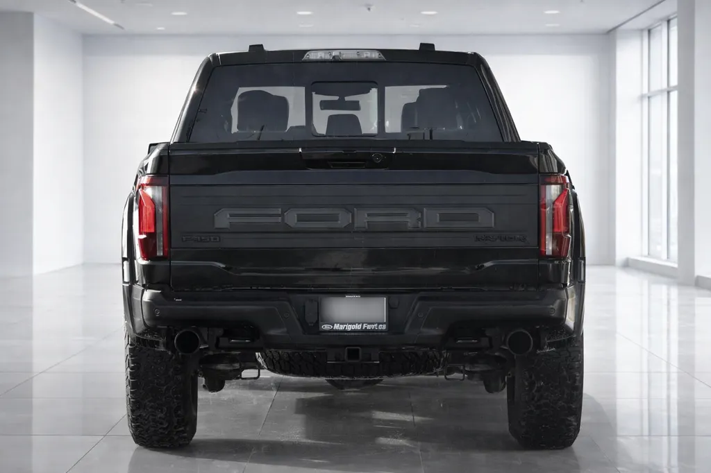 Ford F-150 Raptor noir – vue arrière Ford F-150 Raptor noir à Bordeaux