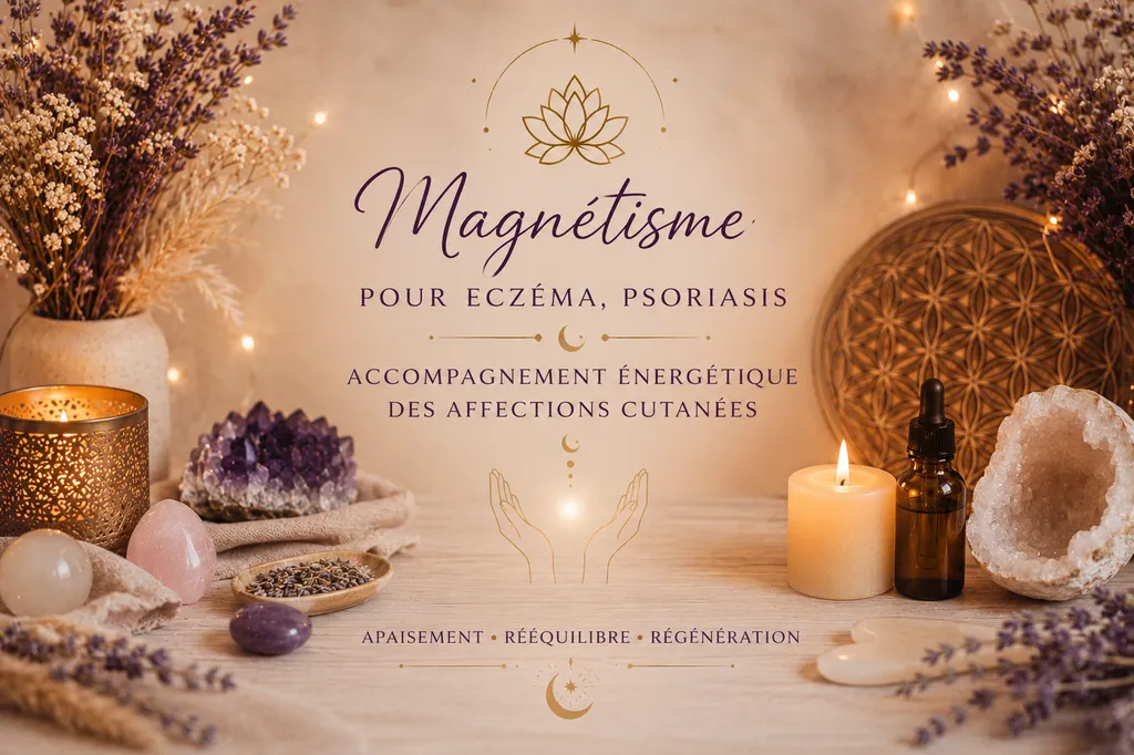 Magnétisme et accompagnement énergétique de bien-être en cas d’eczéma ou de psoriasis – Harmonie Céleste
