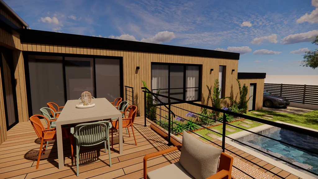 L'échoppe Bordelaise - espace terrasse