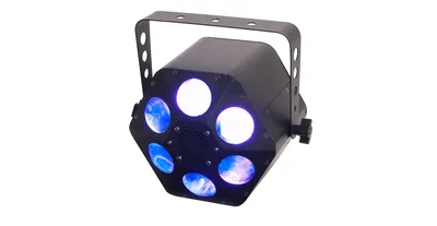adj quad phase hp effet lumière faisceaux LED strobe multicolore DJ animation soirée achat vente magasin showroom roanne le coteau