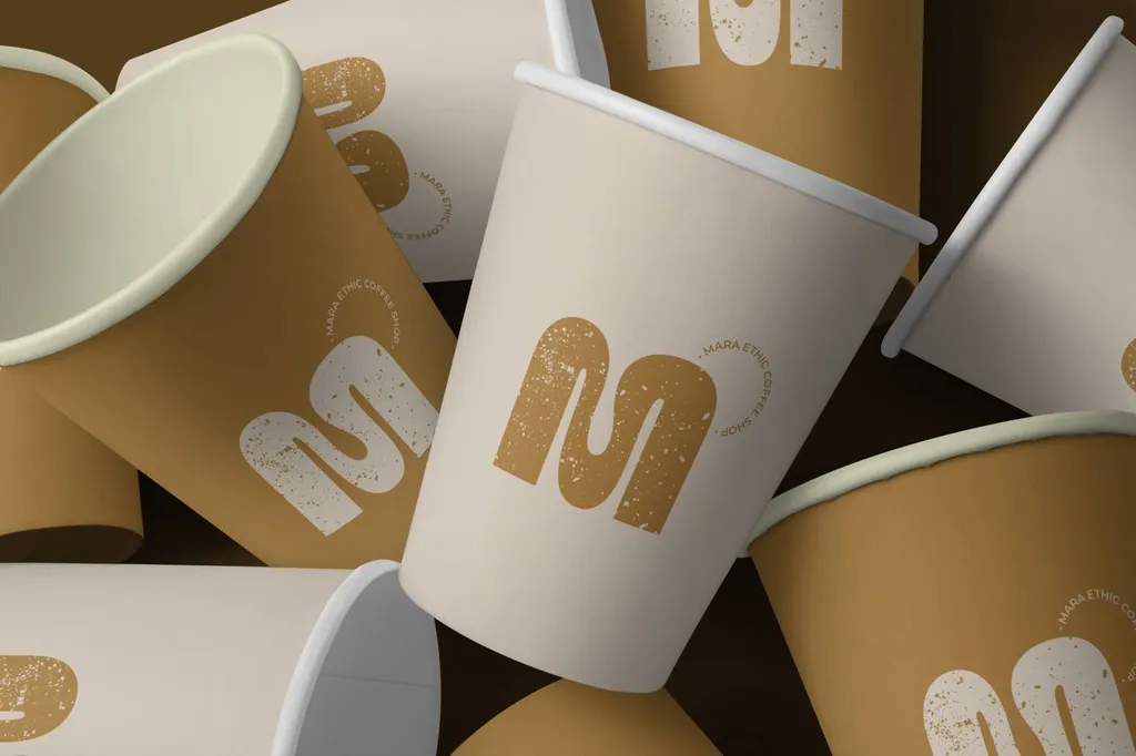 impression de logo sur gobelet pour coffeshop ethic à marseille